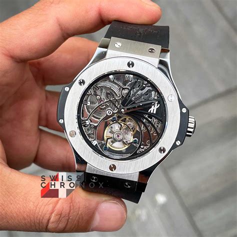 hublot geneve skeleton|hublot big bang tourbillon skeleton.